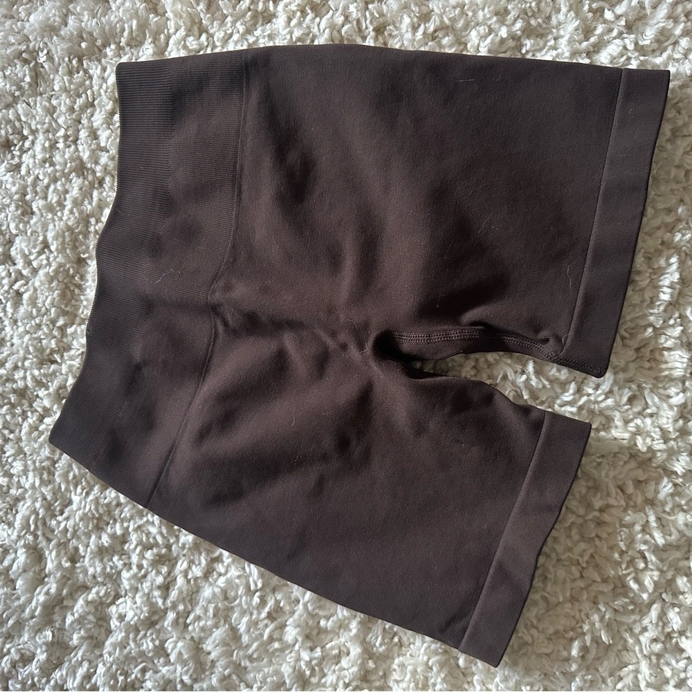 Aurora High-Waisted Leggings Set - Light Blue Grey & Brown - Picture 5 of 6